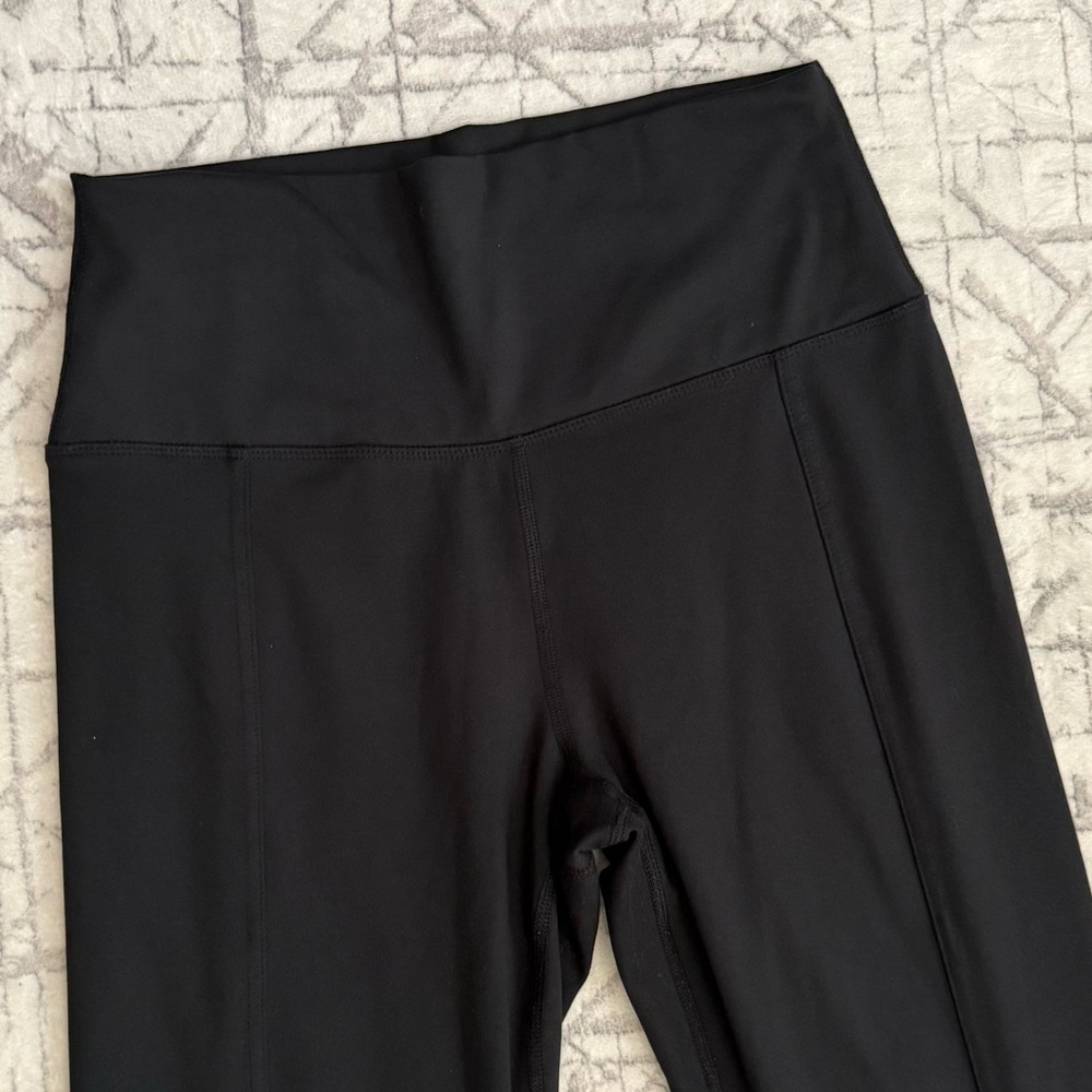 Jessica Simpson Black Daily Slit-Hem High-Waist Flare Size XL - Picture 4 of 6